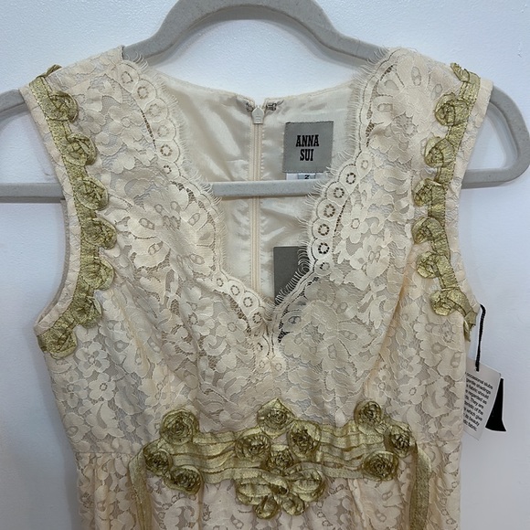 Anna Sui Lonoke Lace Dress  Size 2 - Picture 6 of 15